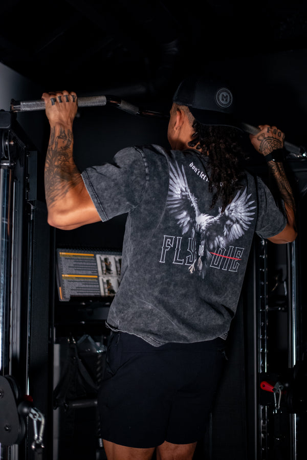 Fly or Die - Acid Wash T-Shirt