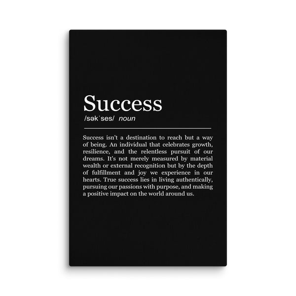 Motivational canvas wall art, Inspirational wall art for home & office, success