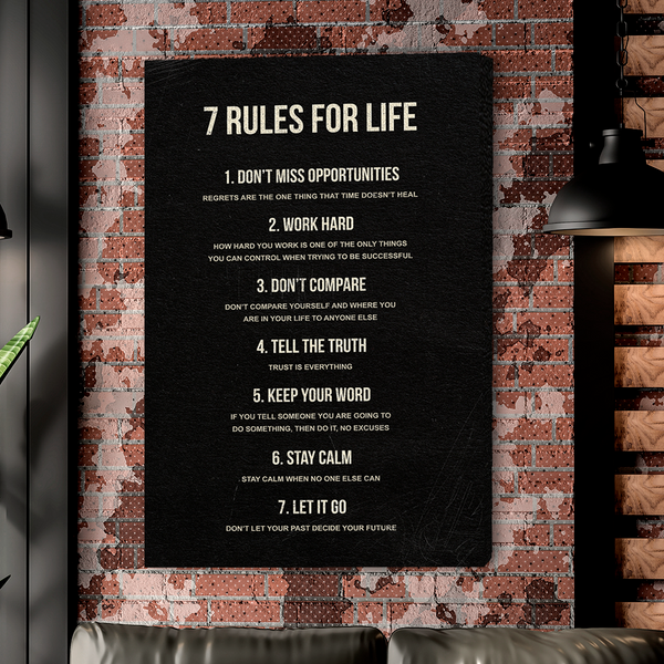 7 Rules For Life