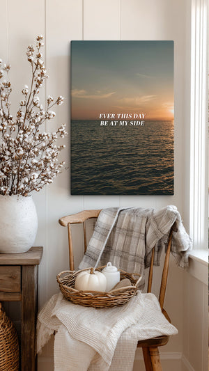 Be At My Side - Guardian Angel - Motiversity Canvas Wall Art for Luxury Office and Home