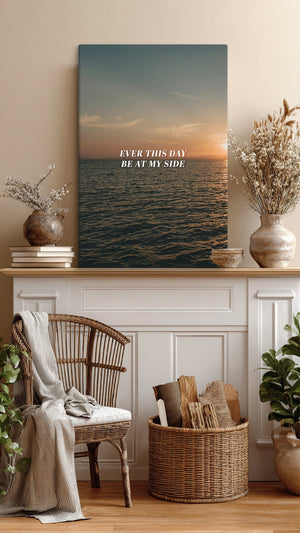 Be At My Side - Guardian Angel - Motiversity Canvas Wall Art for Luxury Office and Home