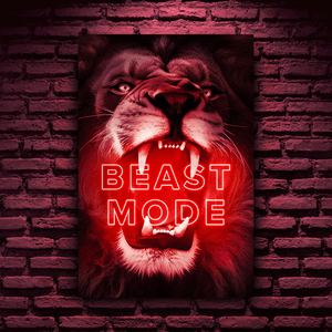 Beast Mode - Motiversity Canvas Wall Art for Luxury Office and Home