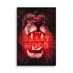 Beast Mode - Motiversity Canvas Wall Art for Luxury Office and Home