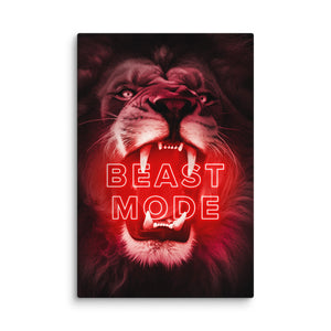 Beast Mode - Motiversity Canvas Wall Art for Luxury Office and Home