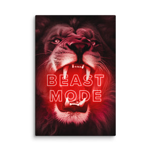 Beast Mode - Motiversity Canvas Wall Art for Luxury Office and Home