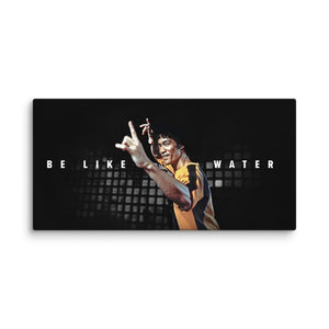 Bruce Lee Collection - Water - Motiversity Canvas Wall Art for Luxury Office and Home