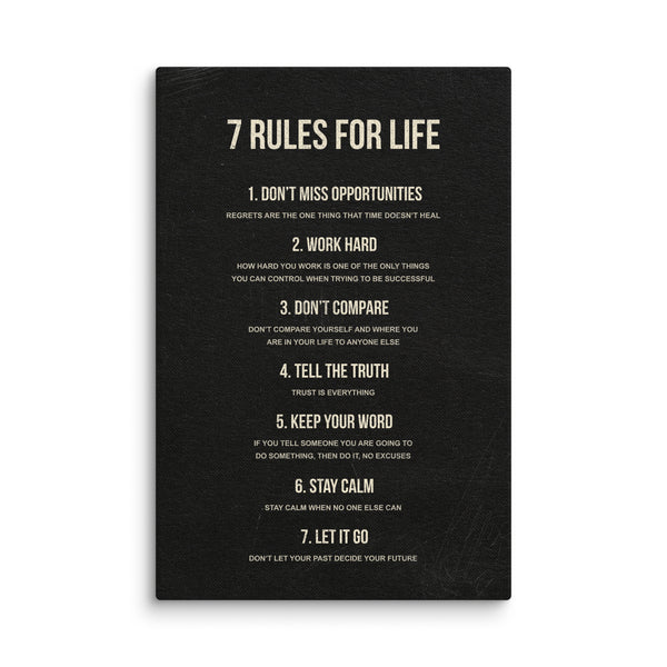 7 Rules For Life