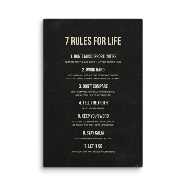 7 Rules For Life