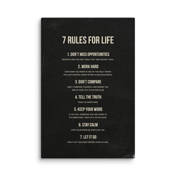 7 Rules For Life