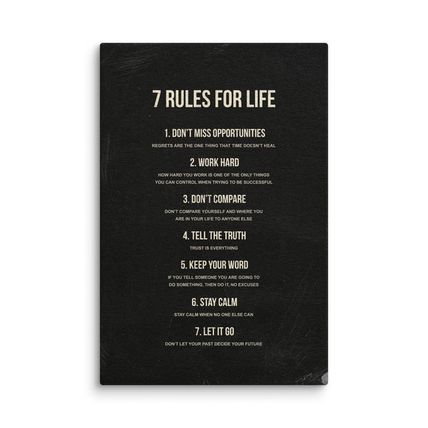 7 Rules For Life