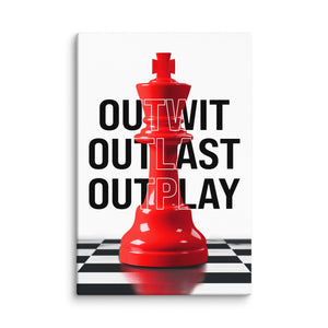 Chess King - Motiversity Canvas Wall Art for Luxury Office and Home