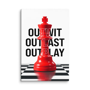 Chess King - Motiversity Canvas Wall Art for Luxury Office and Home