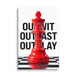 Chess King - Motiversity Canvas Wall Art for Luxury Office and Home