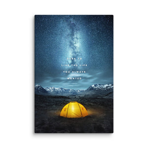 Dare To Live - Motiversity Canvas Wall Art for Luxury Office and Home