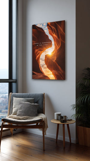 Darkness In The Light - Motiversity Canvas Wall Art for Luxury Office and Home