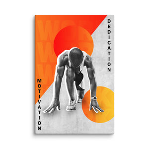 Dedication - Motiversity Canvas Wall Art for Luxury Office and Home