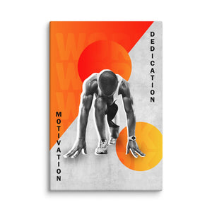 Dedication - Motiversity Canvas Wall Art for Luxury Office and Home