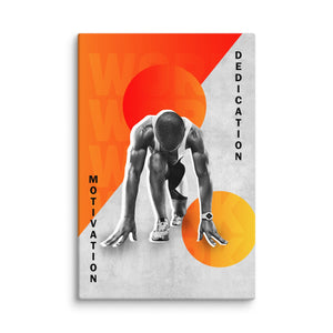 Dedication - Motiversity Canvas Wall Art for Luxury Office and Home