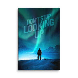 Don't Stop Looking Up - Motiversity Canvas Wall Art for Luxury Office and Home