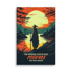 Fight With Courage - Motiversity Canvas Wall Art for Luxury Office and Home