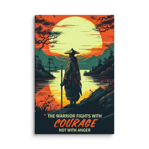 Fight With Courage - Motiversity Canvas Wall Art for Luxury Office and Home