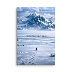 Follow Your Own Path - Motiversity Canvas Wall Art for Luxury Office and Home