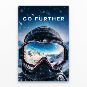 Go Further - Motiversity Canvas Wall Art for Luxury Office and Home