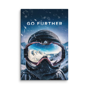 Go Further - Motiversity Canvas Wall Art for Luxury Office and Home