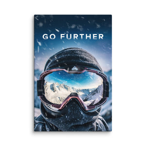 Go Further - Motiversity Canvas Wall Art for Luxury Office and Home