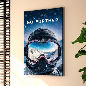Go Further - Motiversity Canvas Wall Art for Luxury Office and Home