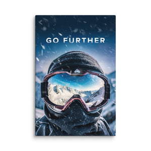 Go Further - Motiversity Canvas Wall Art for Luxury Office and Home
