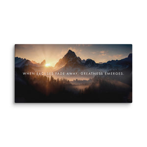 Greatness Emerges - Motiversity Canvas Wall Art for Luxury Office and Home
