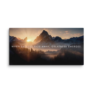 Greatness Emerges - Motiversity Canvas Wall Art for Luxury Office and Home