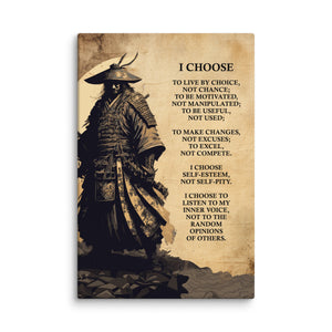 I Choose - Motiversity Canvas Wall Art for Luxury Office and Home