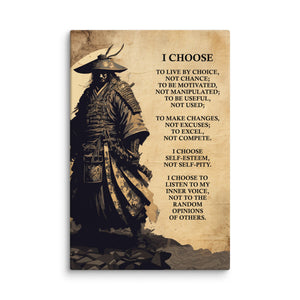 I Choose - Motiversity Canvas Wall Art for Luxury Office and Home