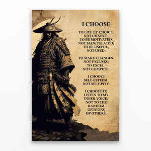I Choose - Motiversity Canvas Wall Art for Luxury Office and Home