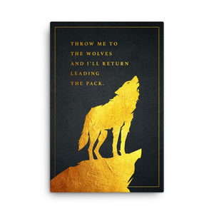 Leading The Pack - Motiversity Canvas Wall Art for Luxury Office and Home