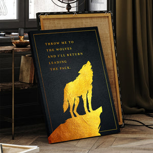 Leading The Pack - Motiversity Canvas Wall Art for Luxury Office and Home