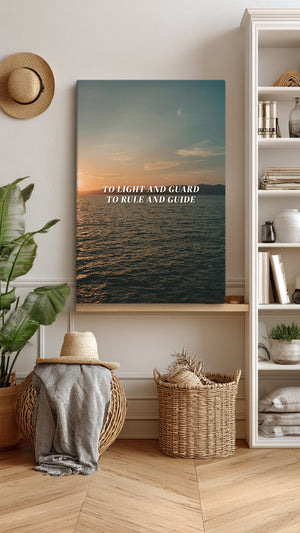 Light and Guard - Guardian Angel - Motiversity Canvas Wall Art for Luxury Office and Home