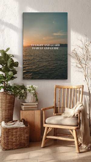 Light and Guard - Guardian Angel - Motiversity Canvas Wall Art for Luxury Office and Home