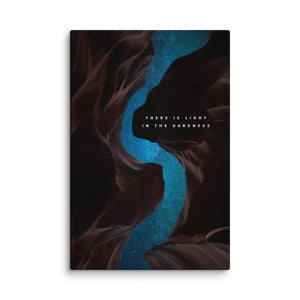 Light In The Darkness - Motiversity Canvas Wall Art for Luxury Office and Home