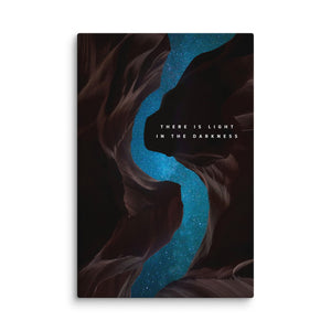 Light In The Darkness - Motiversity Canvas Wall Art for Luxury Office and Home