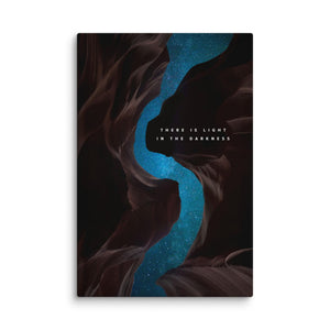 Light In The Darkness - Motiversity Canvas Wall Art for Luxury Office and Home