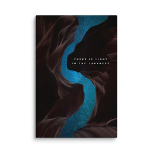 Light In The Darkness - Motiversity Canvas Wall Art for Luxury Office and Home