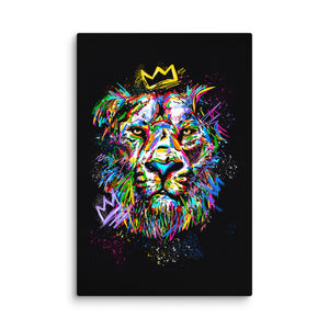 Lion Graffiti - Motiversity Canvas Wall Art for Luxury Office and Home