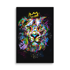 Lion Graffiti - Motiversity Canvas Wall Art for Luxury Office and Home