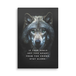 Lone Wolf - Motiversity Canvas Wall Art for Luxury Office and Home