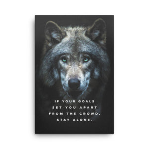 Lone Wolf - Motiversity Canvas Wall Art for Luxury Office and Home