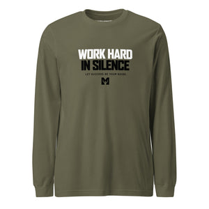 Longsleeve Shirt - Work Hard - Motiversity Canvas Wall Art for Luxury Office and Home
