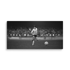 Maradona Canvas Collection - B&W - Motiversity Canvas Wall Art for Luxury Office and Home